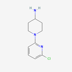molecular formula C10H14ClN3 B1682473 1-(6-Chloropyridin-2-yl)piperidin-4-amine CAS No. 77145-51-8