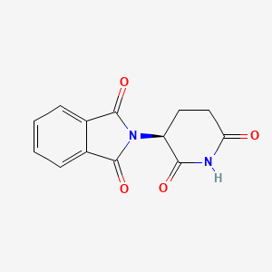 molecular formula C13H10N2O4 B1682480 (-)-Thalidomide CAS No. 841-67-8