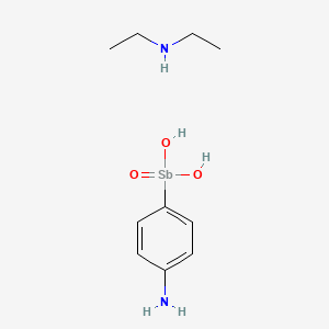 molecular formula C10H20N2O3Sb- B1682481 Stibosamine CAS No. 5959-10-4