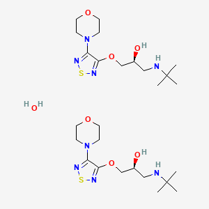 molecular formula C13H26N4O4S B1682487 (-)-S-Timolol CAS No. 91524-16-2