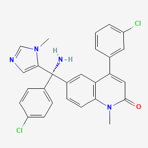 molecular formula C27H22Cl2N4O B1682490 Tipifarnib S enantiomer 