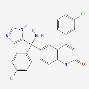 molecular formula C27H22Cl2N4O B1682490 Tipifarnib S enantiomer CAS No. 192185-71-0