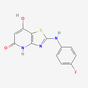 molecular formula C12H8FN3O2S B1682493 STK683963 CAS No. 370073-65-7