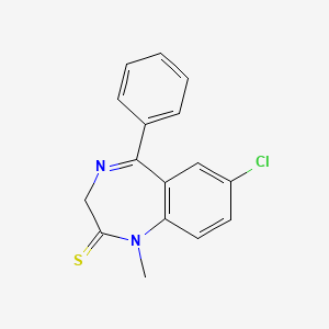 molecular formula C16H13ClN2S B1682501 Sulazepam CAS No. 2898-13-7