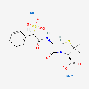 molecular formula C16H16N2Na2O7S2 B1682502 Sulbenicillin sodium CAS No. 28002-18-8