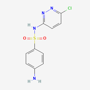 molecular formula C10H9ClN4O2S B1682503 Sulfachlorpyridazine CAS No. 80-32-0