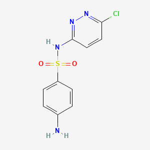 molecular formula C10H9ClN4O2S B1682503 Sulfachloropyridazine CAS No. 80-32-0