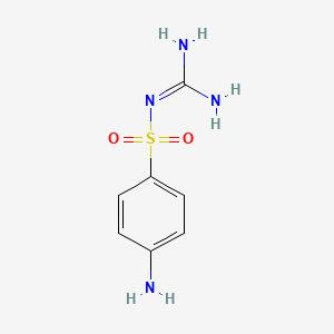 molecular formula C7H10N4O2S B1682504 Sulfaguanidine CAS No. 57-67-0
