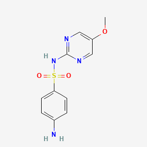 molecular formula C11H12N4O3S B1682505 Sulfameter CAS No. 651-06-9