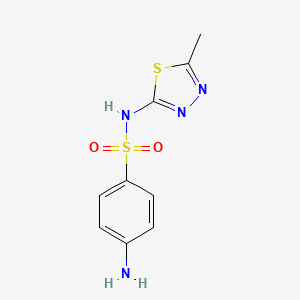 molecular formula C9H12N4O2S2 B1682507 Sulfamethizole CAS No. 144-82-1