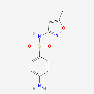 B1682508 Sulfamethoxazole CAS No. 723-46-6