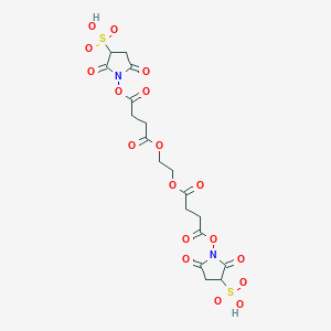 molecular formula C18H20N2O18S2 B1682513 Sulfo-EGS Crosslinker CAS No. 167410-92-6