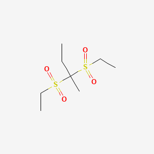 molecular formula C8H18O4S2 B1682518 Sulfonethylmethane CAS No. 76-20-0