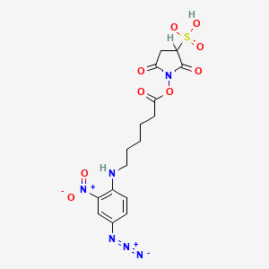 molecular formula C16H18N6O9S B1682525 Sulfo-SANPAH CAS No. 102568-43-4