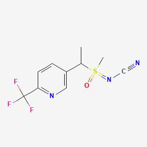 molecular formula C10H10F3N3OS B1682526 Sulfoxaflor CAS No. 946578-00-3
