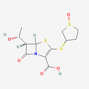 molecular formula C12H15NO5S3 B1682530 苏洛培南 CAS No. 120788-07-0