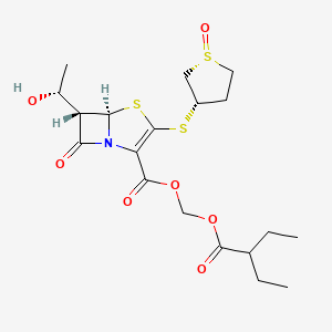 molecular formula C19H27NO7S3 B1682531 Sulopenem Etzadroxil CAS No. 1000296-70-7