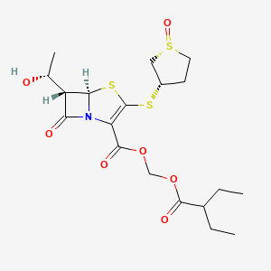 molecular formula C19H27NO7S3 B1682531 Sulopenem etzadroxil CAS No. 1000296-70-7