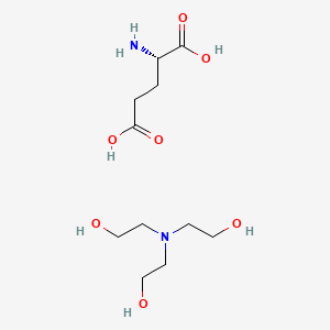 molecular formula C11H24N2O7 B1682536 Triethanolamine glutamate CAS No. 38732-22-8