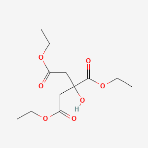 molecular formula C12H20O7<br>C12H20O7<br>(CH2COOC2H5)2COHCOOC2H5 B1682540 柠檬酸三乙酯 CAS No. 77-93-0