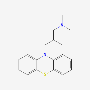 molecular formula C18H22N2S B1682546 Alimemazine CAS No. 84-96-8