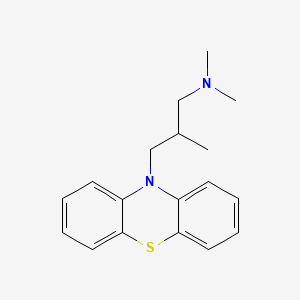 molecular formula C18H22N2S B1682546 Trimeprazine CAS No. 84-96-8