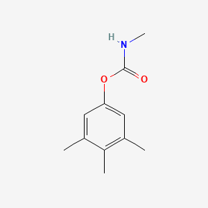 molecular formula C11H15NO2 B1682547 3,4,5-三甲基苯基甲基氨基甲酸酯 CAS No. 2686-99-9
