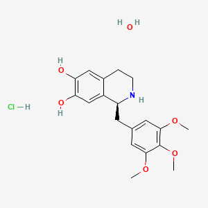 molecular formula C19H26ClNO6 B1682548 TRETOQUINOL HYDROCHLORIDE CAS No. 72534-66-8