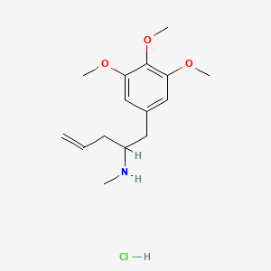 molecular formula C15H24ClNO3 B1682549 Trimoxamine hydrochloride CAS No. 7082-27-1