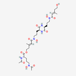 molecular formula C31H50N6O12 B1682550 Triornicin CAS No. 77165-75-4