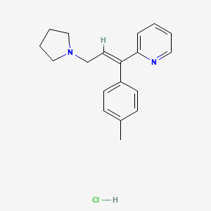 molecular formula C19H23ClN2 B1682553 盐酸三环丙啶 CAS No. 550-70-9