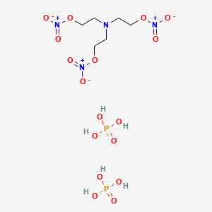 molecular formula C6H18N4O17P2 B1682555 Trolnitrate phosphate CAS No. 588-42-1