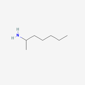 molecular formula C7H17N B1682561 Tuaminoheptane CAS No. 123-82-0