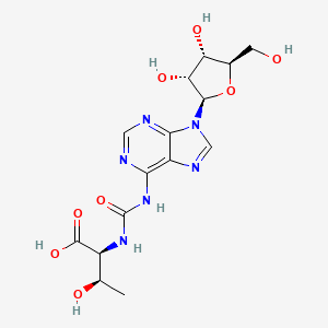 molecular formula C15H20N6O8 B1682579 N6-Threonylcarbamoyladenosine CAS No. 24719-82-2