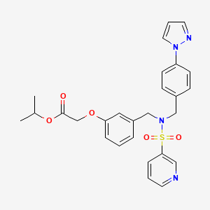 molecular formula C27H28N4O5S B1682589 Taprenepag isopropyl CAS No. 1005549-94-9