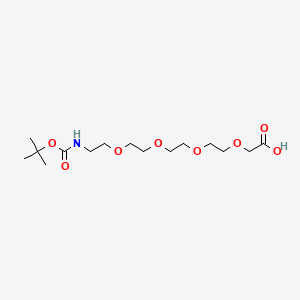 molecular formula C15H29NO8 B1682599 Boc-NH-PEG4-CH2COOH CAS No. 876345-13-0