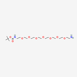 molecular formula C21H44N2O9 B1682601 t-boc-N-amido-PEG7-Amine CAS No. 206265-98-7