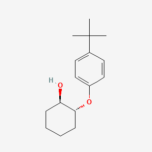molecular formula C16H24O2 B1682604 2-(p-tert-Butylphenoxy)cyclohexanol CAS No. 169265-76-3