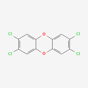 B1682605 2,3,7,8-Tetrachlorodibenzo-p-dioxin CAS No. 1746-01-6