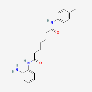 molecular formula C20H25N3O2 B1682606 Pimelic Diphenylamide 106 CAS No. 937039-45-7