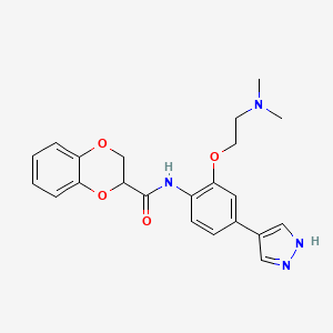 molecular formula C22H24N4O4 B1682621 SR-3677 CAS No. 1072959-67-1