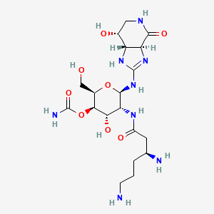 molecular formula C19H34N8O8 B1682636 Streptothricin F CAS No. 3808-42-2