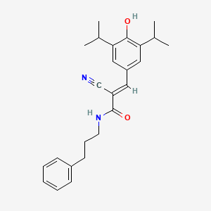 molecular formula C25H30N2O2 B1682638 SU1498 CAS No. 168835-82-3