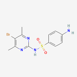 molecular formula C12H13BrN4O2S B1682643 Sulfabrom CAS No. 116-45-0