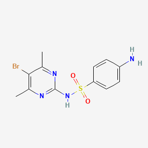 molecular formula C12H13BrN4O2S B1682643 Sulfabromomethazine CAS No. 116-45-0