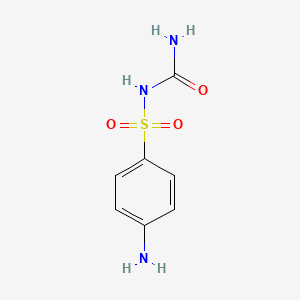 molecular formula C7H9N3O3S B1682644 Sulfacarbamide CAS No. 547-44-4