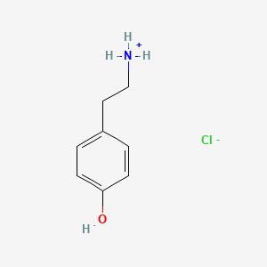 molecular formula C8H12ClNO B1682648 Tyramine hydrochloride CAS No. 60-19-5