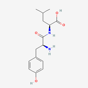 molecular formula C15H22N2O4 B1682652 Tyrosylleucine CAS No. 17355-10-1