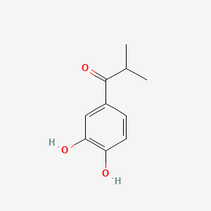 molecular formula C10H12O3 B1682656 1-Propanone, 1-(3,4-dihydroxyphenyl)-2-methyl- CAS No. 5466-89-7
