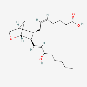 molecular formula C21H34O4 B1682665 9,11-Methanoepoxy PGH2 CAS No. 56985-40-1
